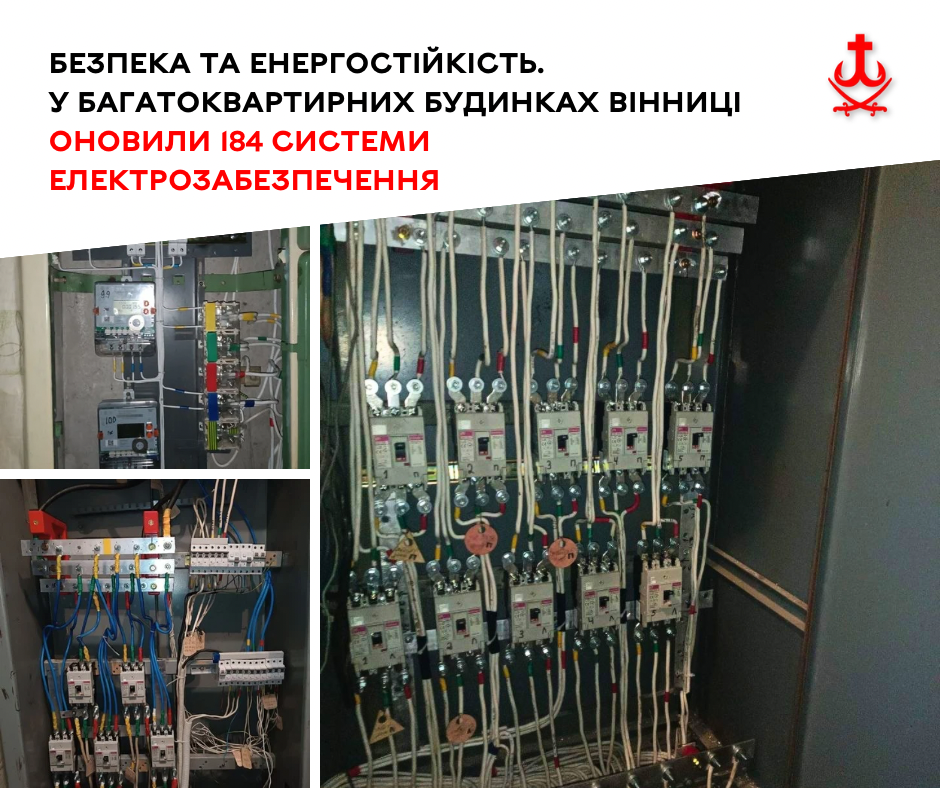 Вінниця: 184 будинки отримали нові системи електрозабезпечення.